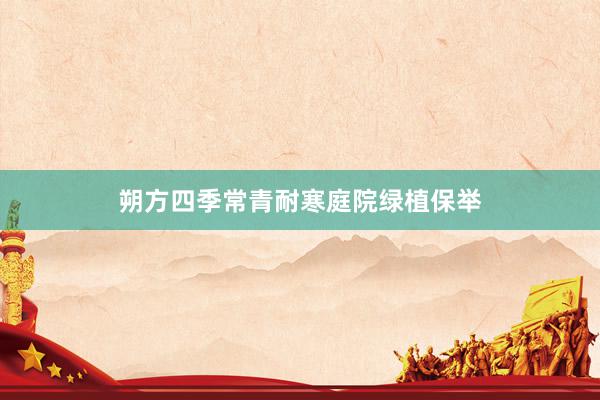 朔方四季常青耐寒庭院绿植保举